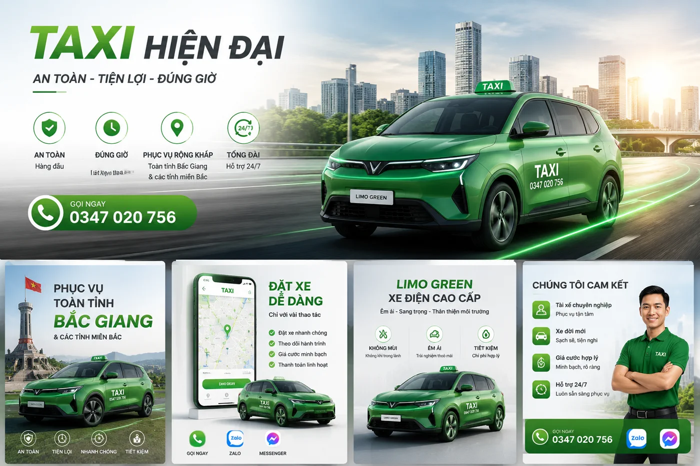 Gọi ngay Taxi Bắc Giang 0347020756
